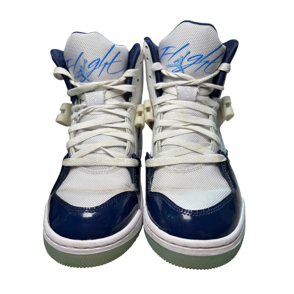Air Jordan Flight 45 High Midnight Navy White Mens Sneakers DC2550-100 Size 8